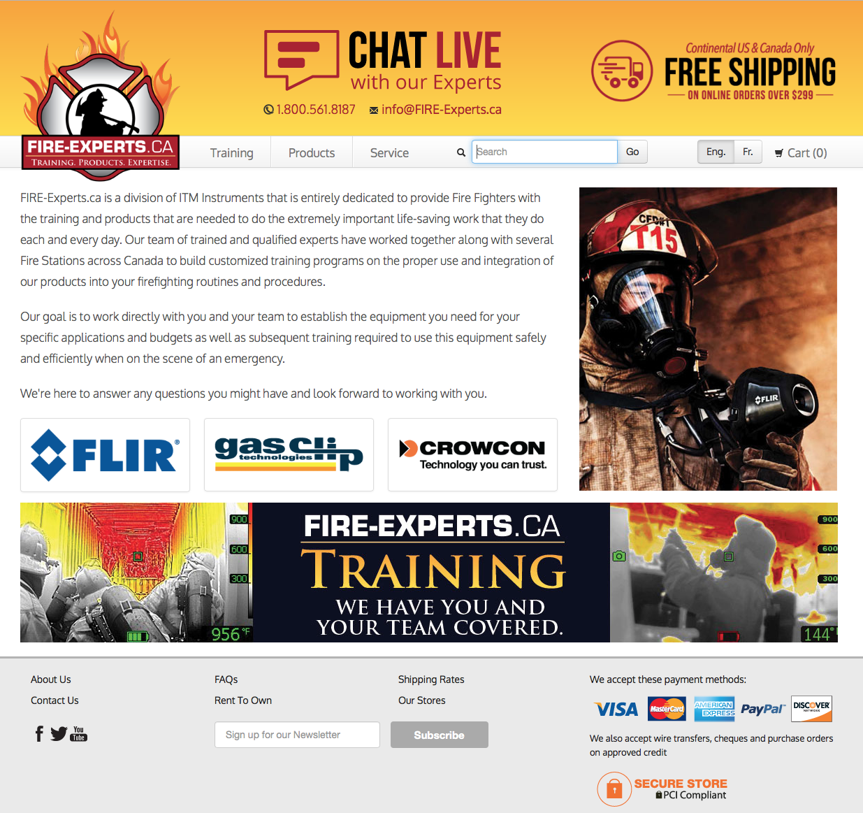 FIRE-Experts.ca - Training, Products & Expertise specifically for Fire Fighters.