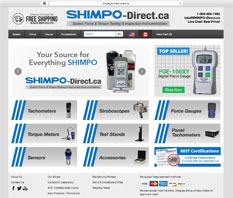 SHIMPO-Direct.ca - Distributor of SHIMPO INSTRUMENTS