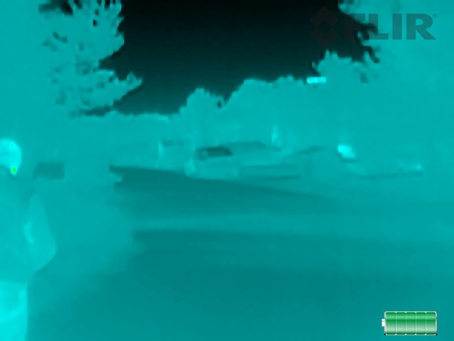 Thermal View of a Residential Street