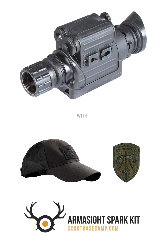 Hunting Season Armasight Spark Kit with Haley Strategic hat and Armasight patch.