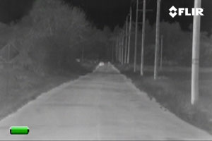 FLIR Scout BTS-XR Pro Thermal Night Vision Binocular at 750 Yards Distance
