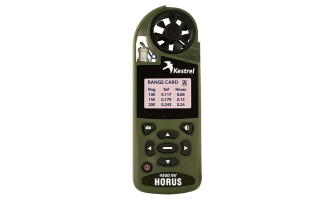 Kestrel 4500H Series Weather Meter with Horus Ballistics Calculator